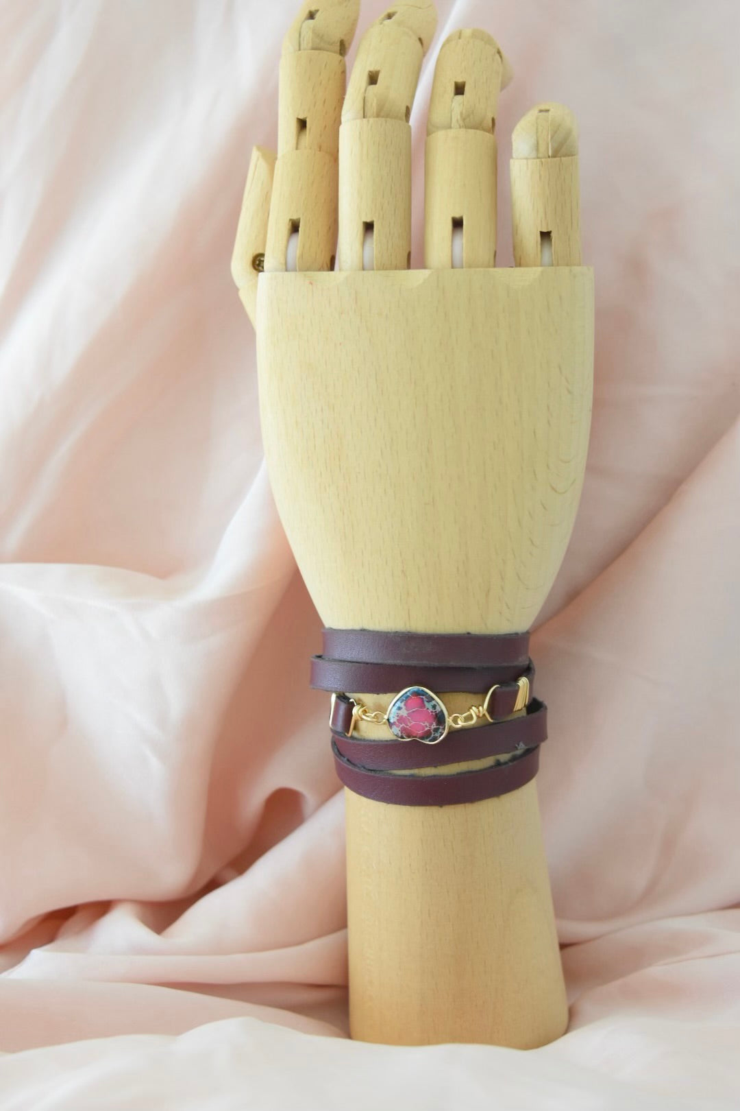 Cactus Leather Bracelet