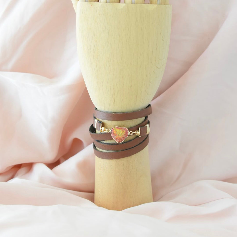 Cactus Leather Bracelet