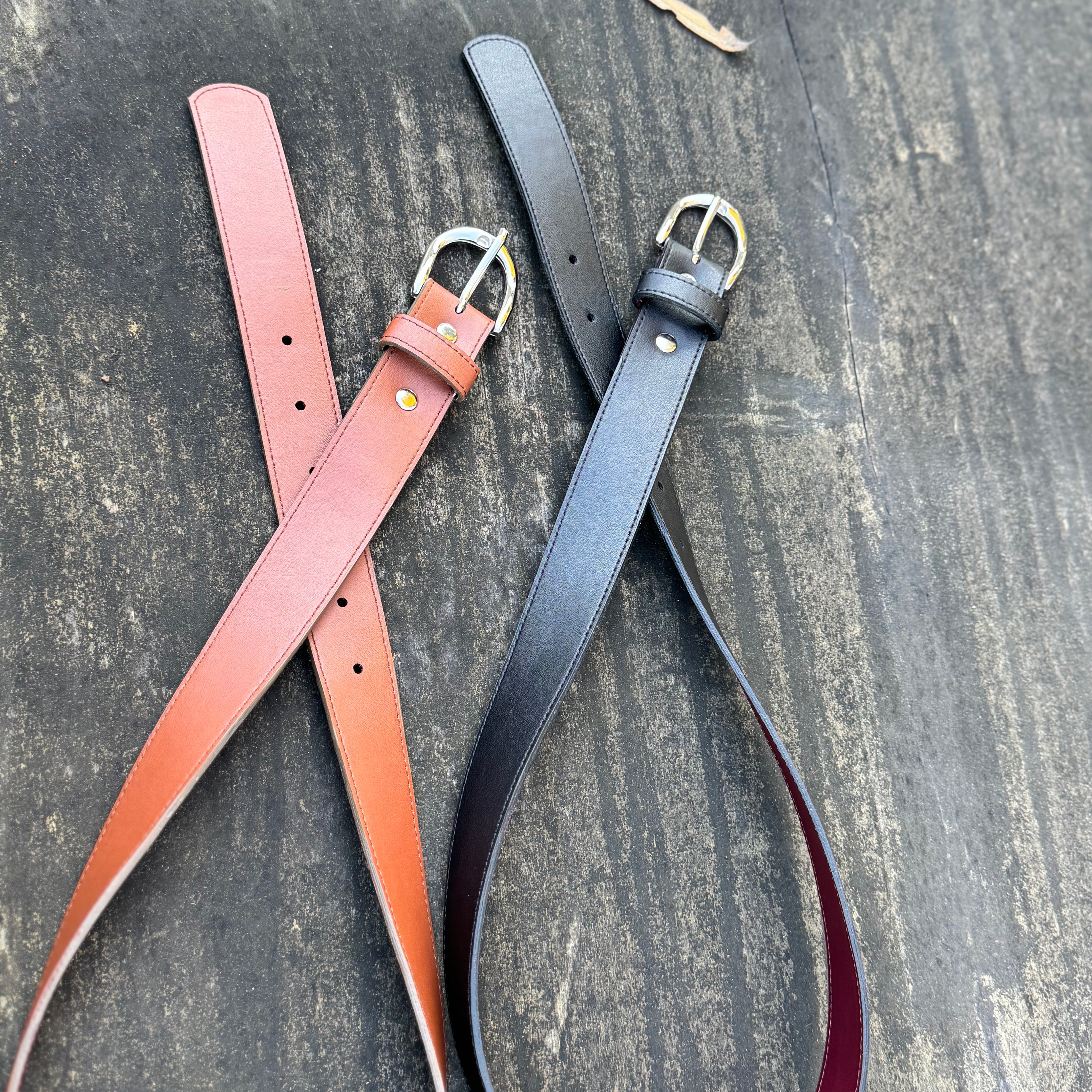 Cactus Leather Thin Belt