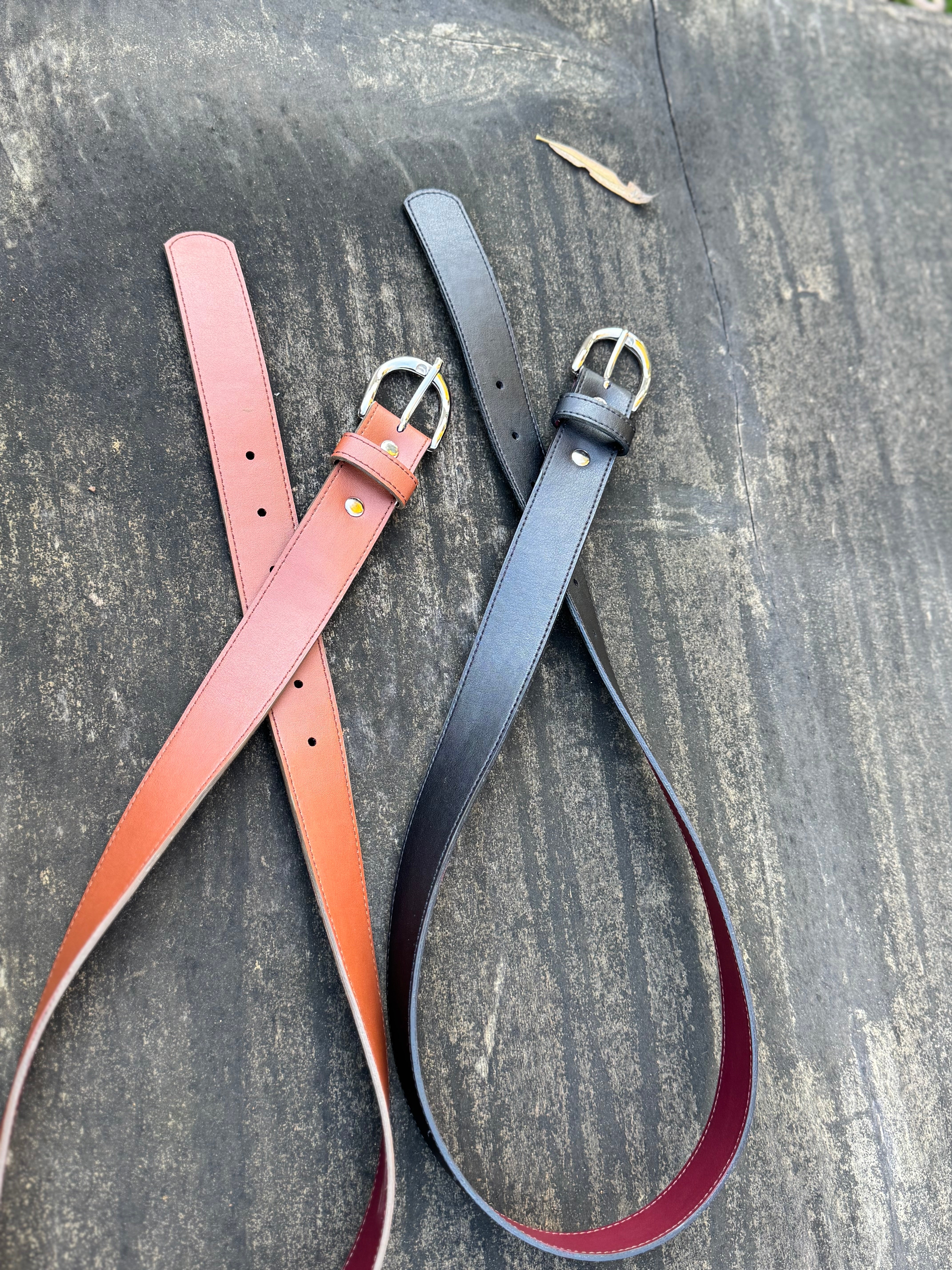 Cactus Leather Thin Belt