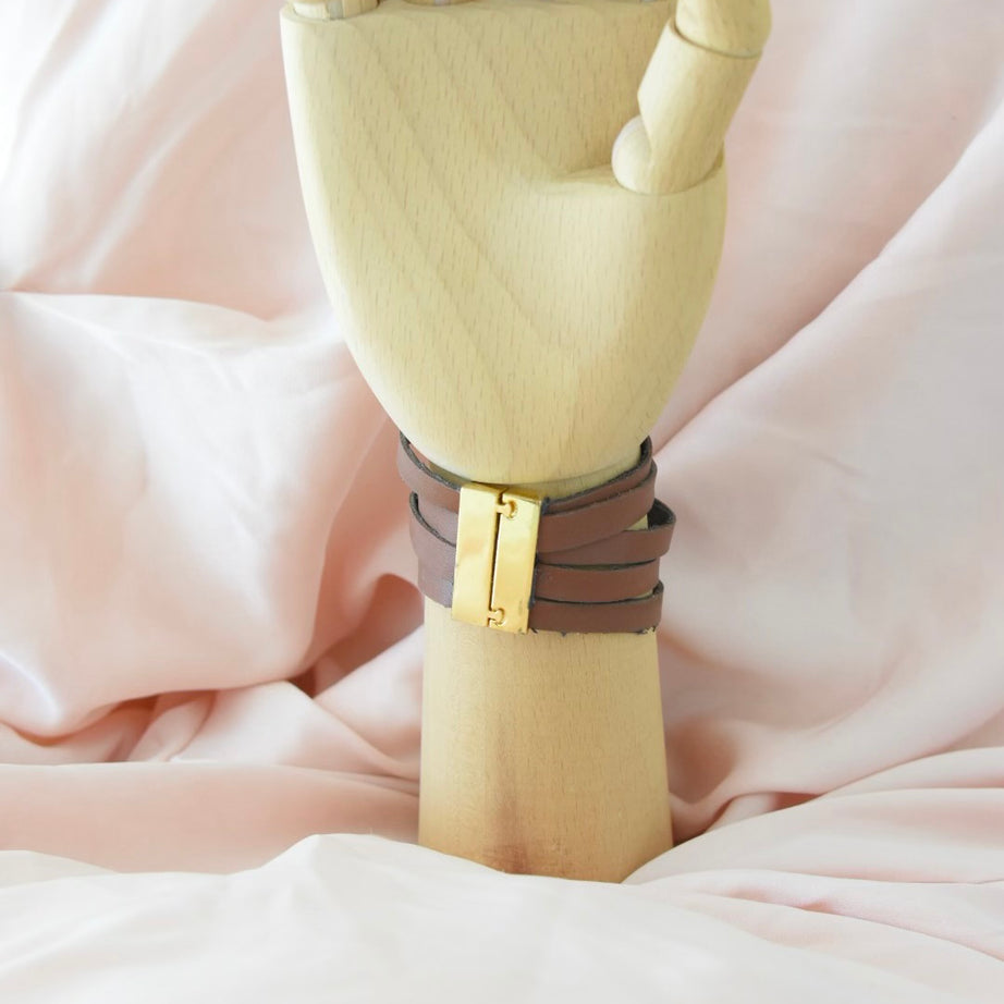 Cactus Leather Bracelet