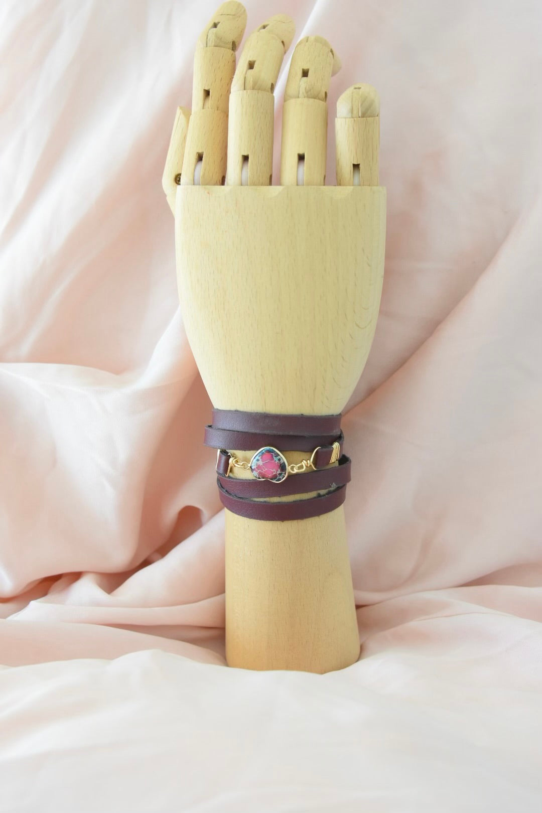 Cactus Leather Bracelet