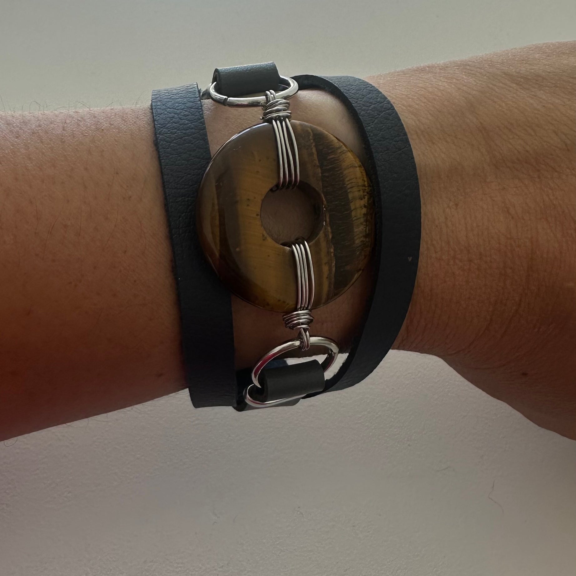 Cactus Leather Bracelet