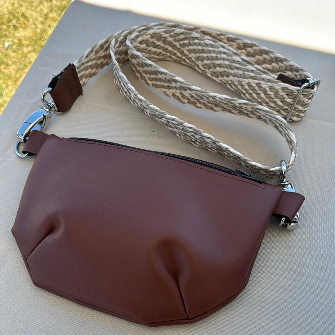 Cactus Leather Cross Body Bag