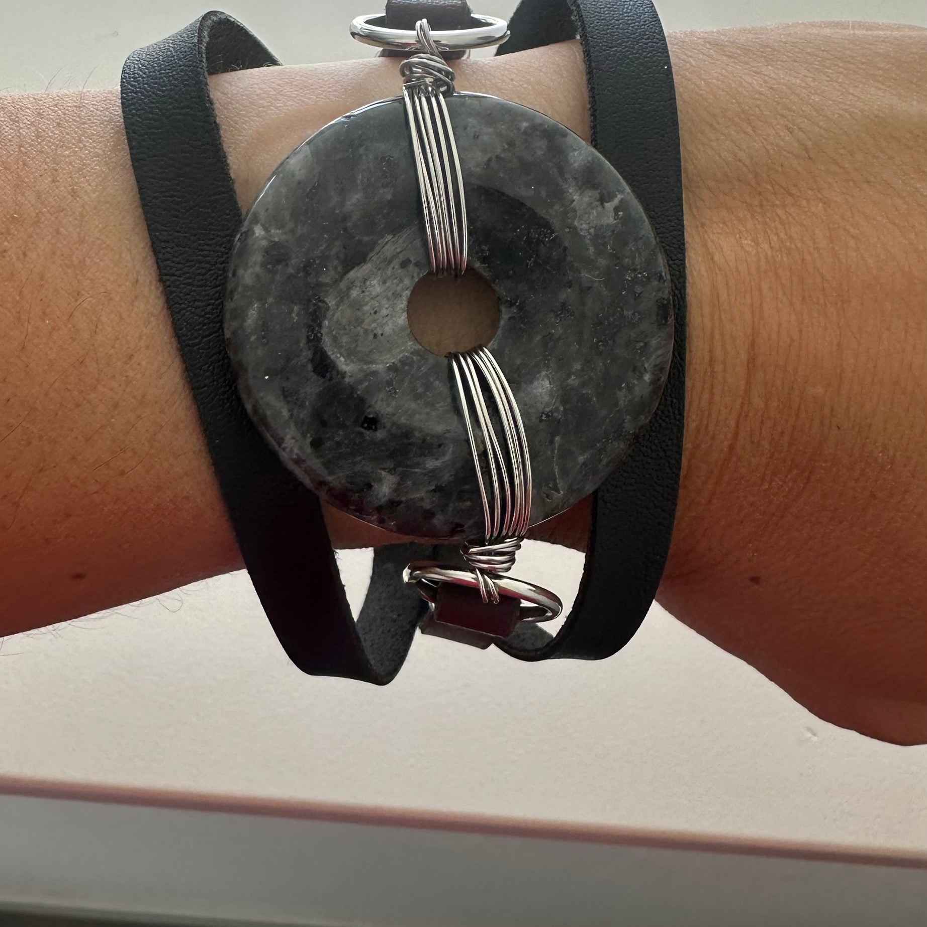 Cactus Leather Bracelet