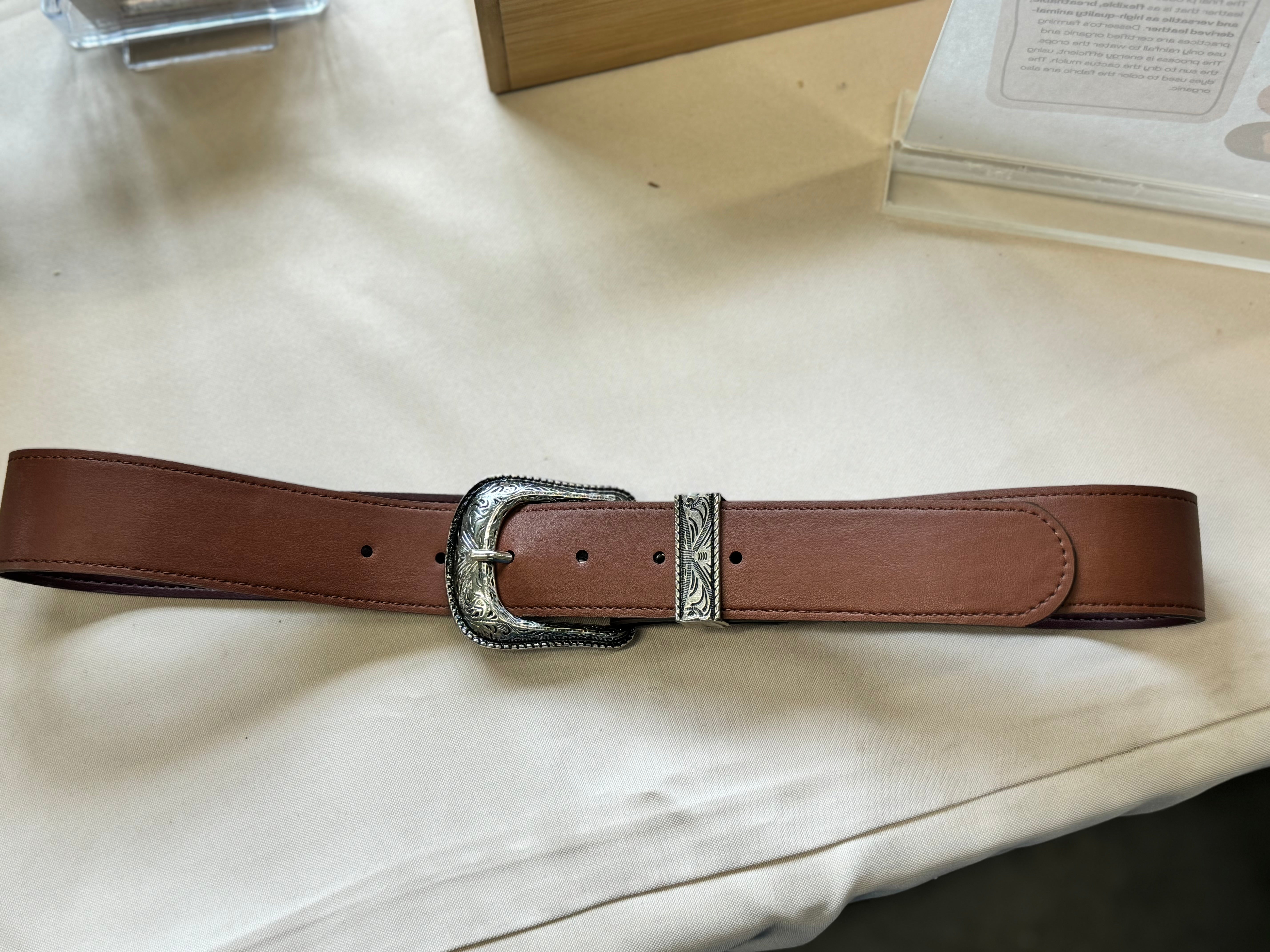 Cactus Leather Belt