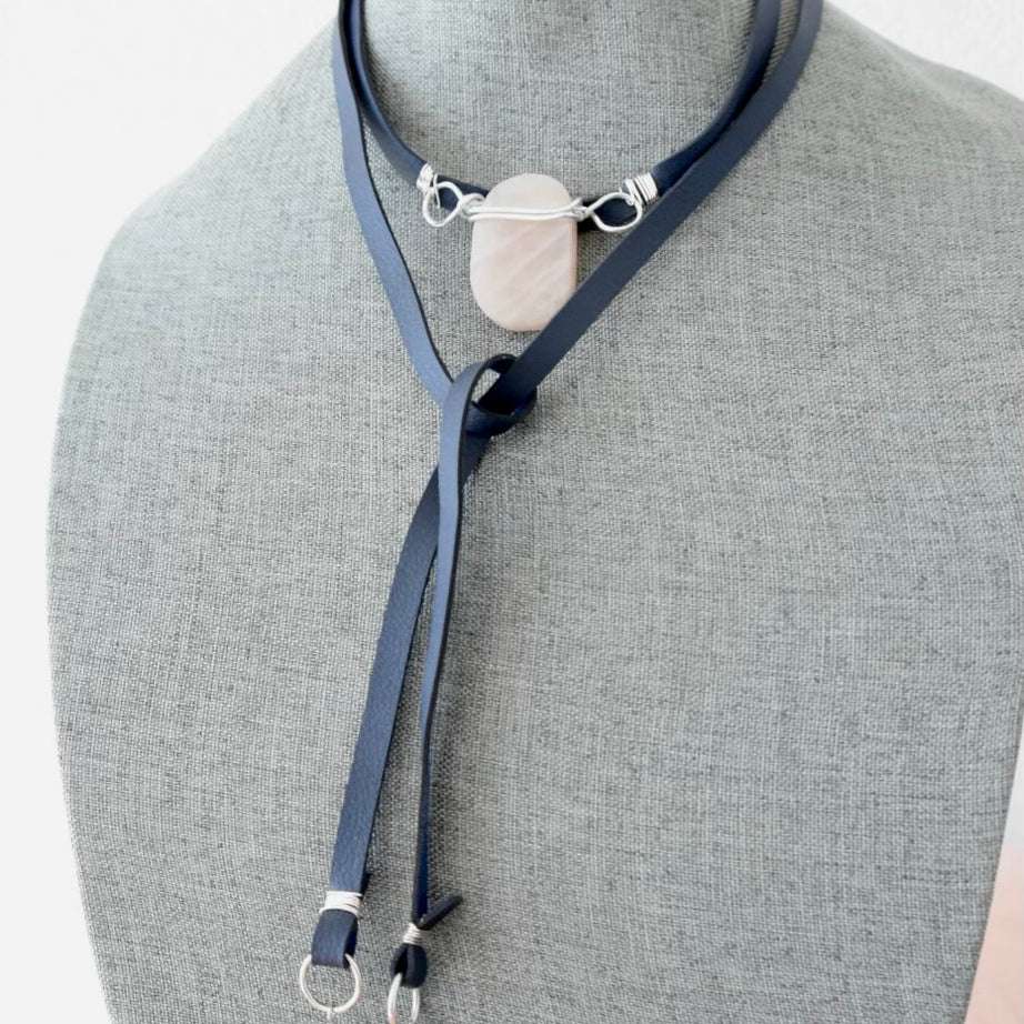 Cactus Leather Choker