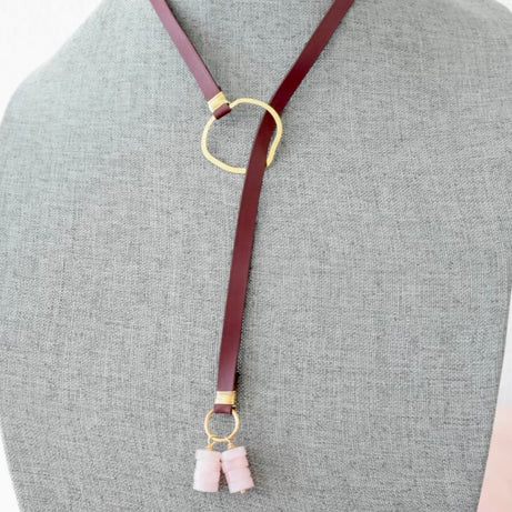 Cactus Leather Choker