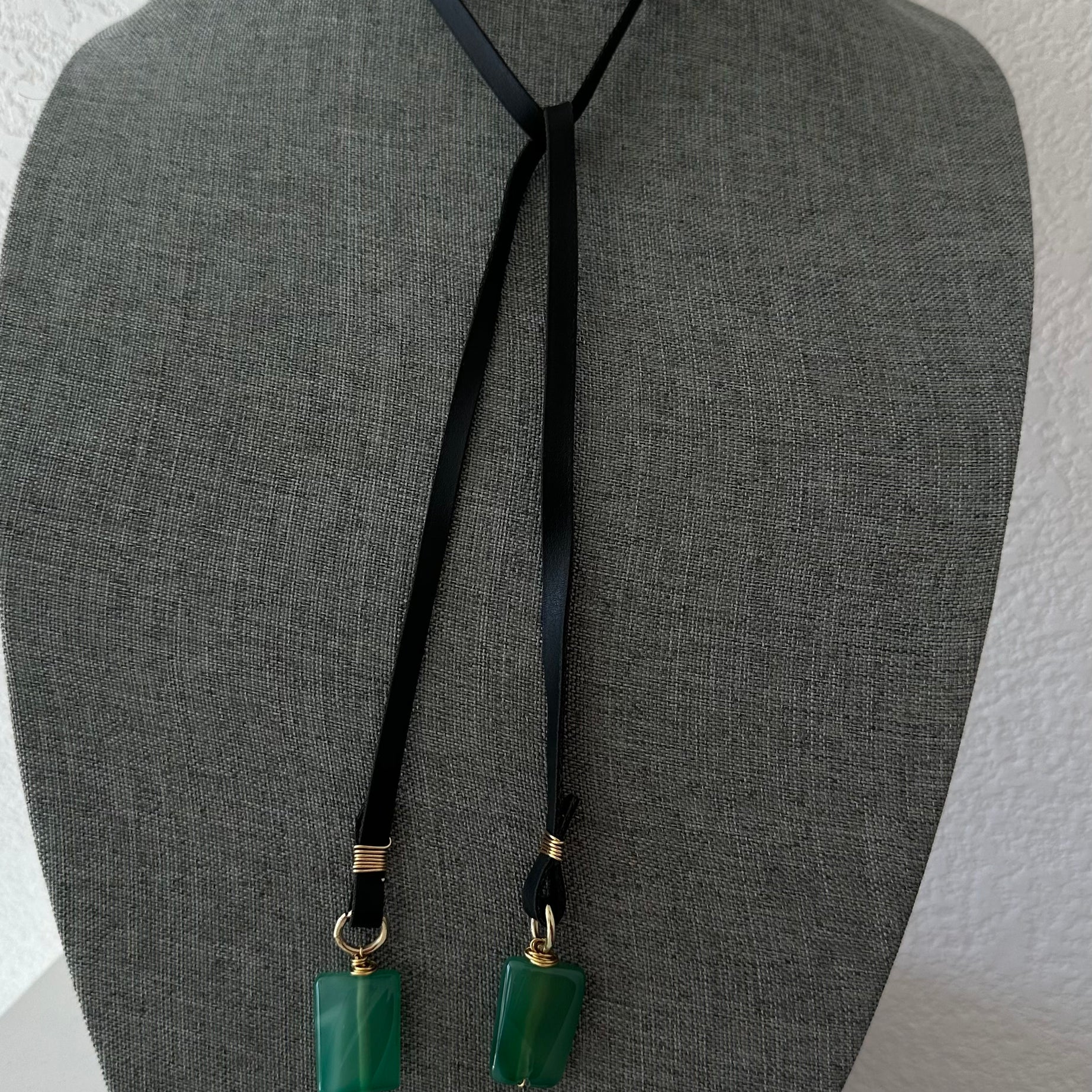 Cactus Leather Choker