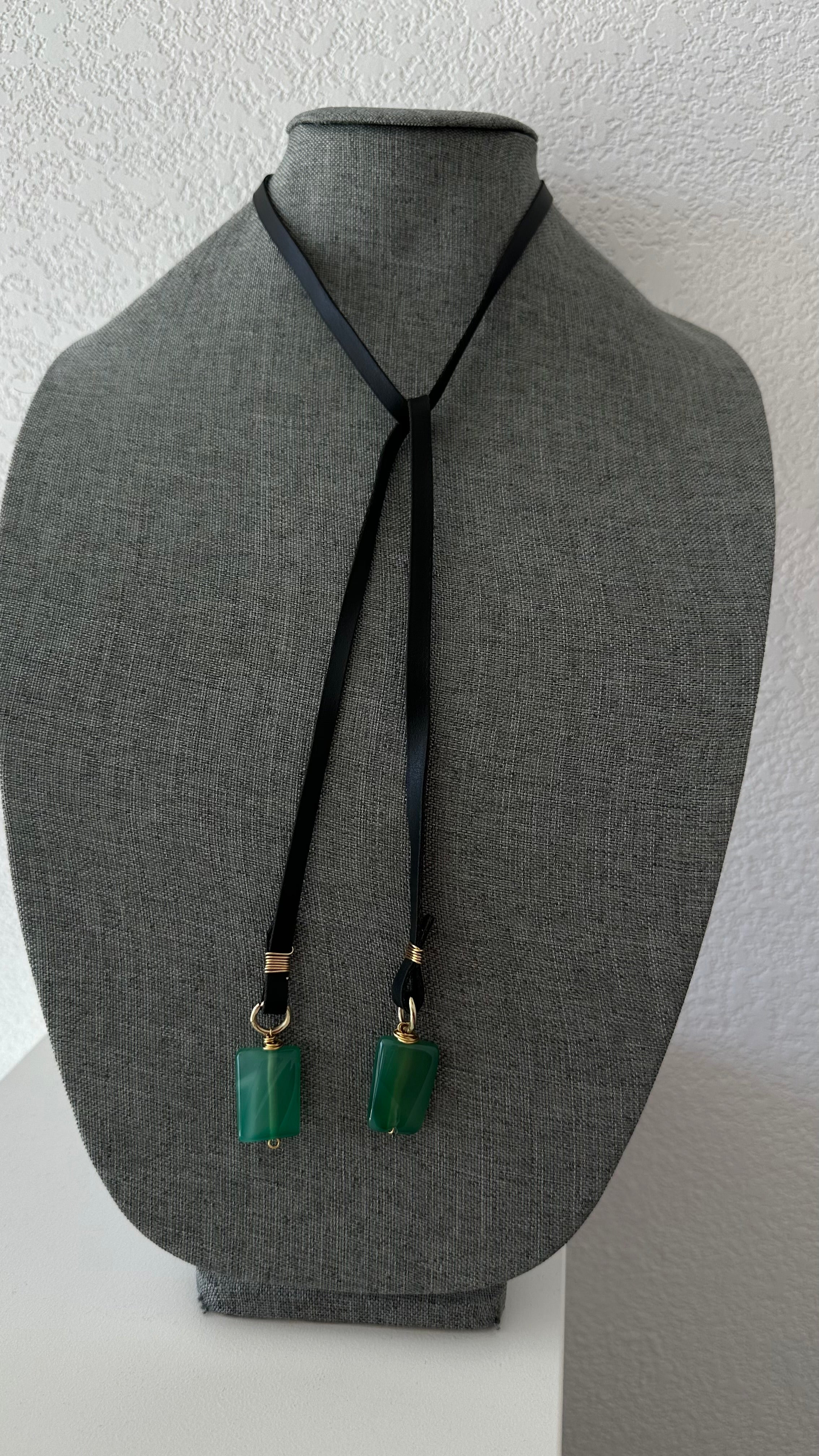 Cactus Leather Choker