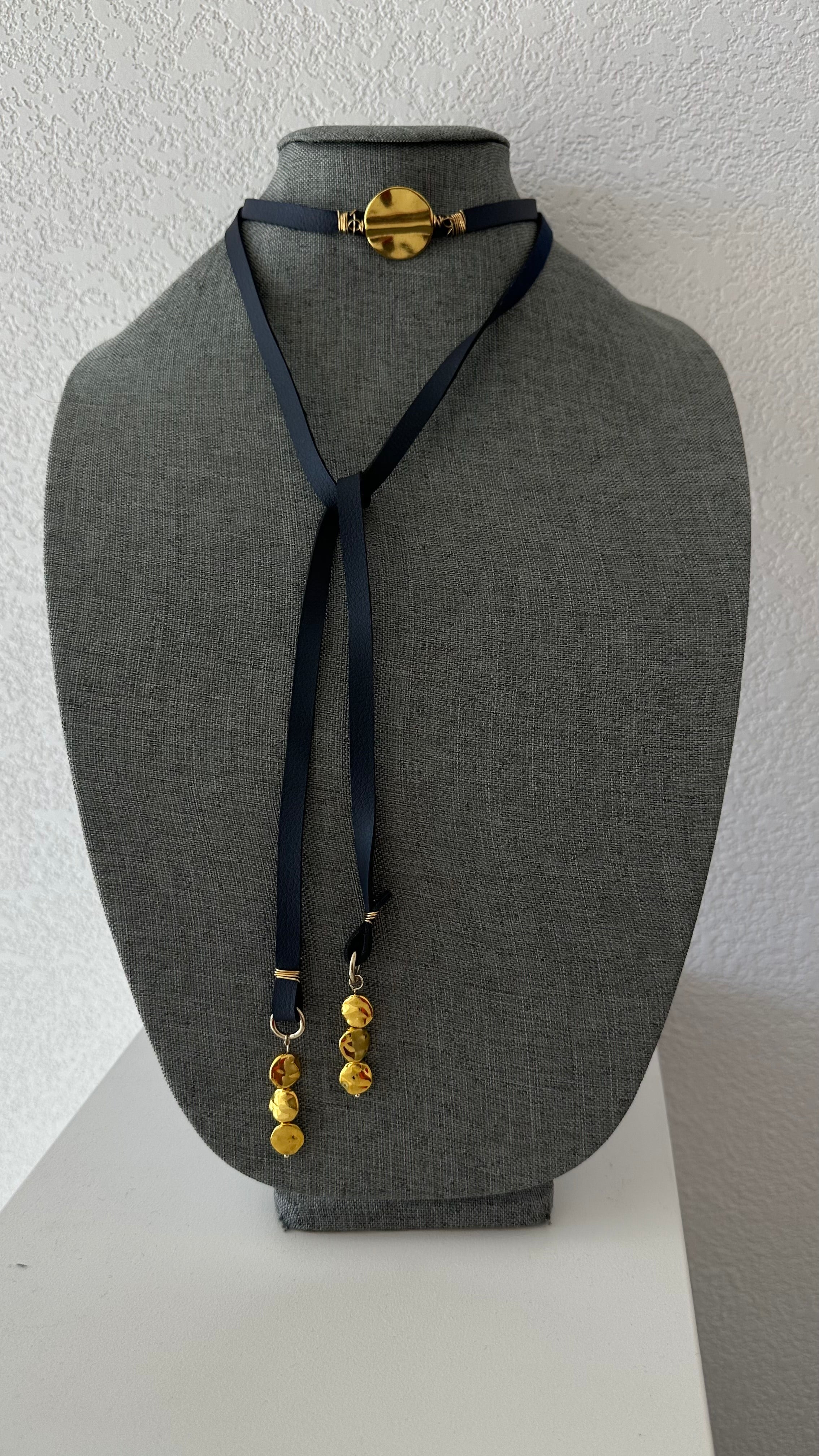 Cactus Leather Choker