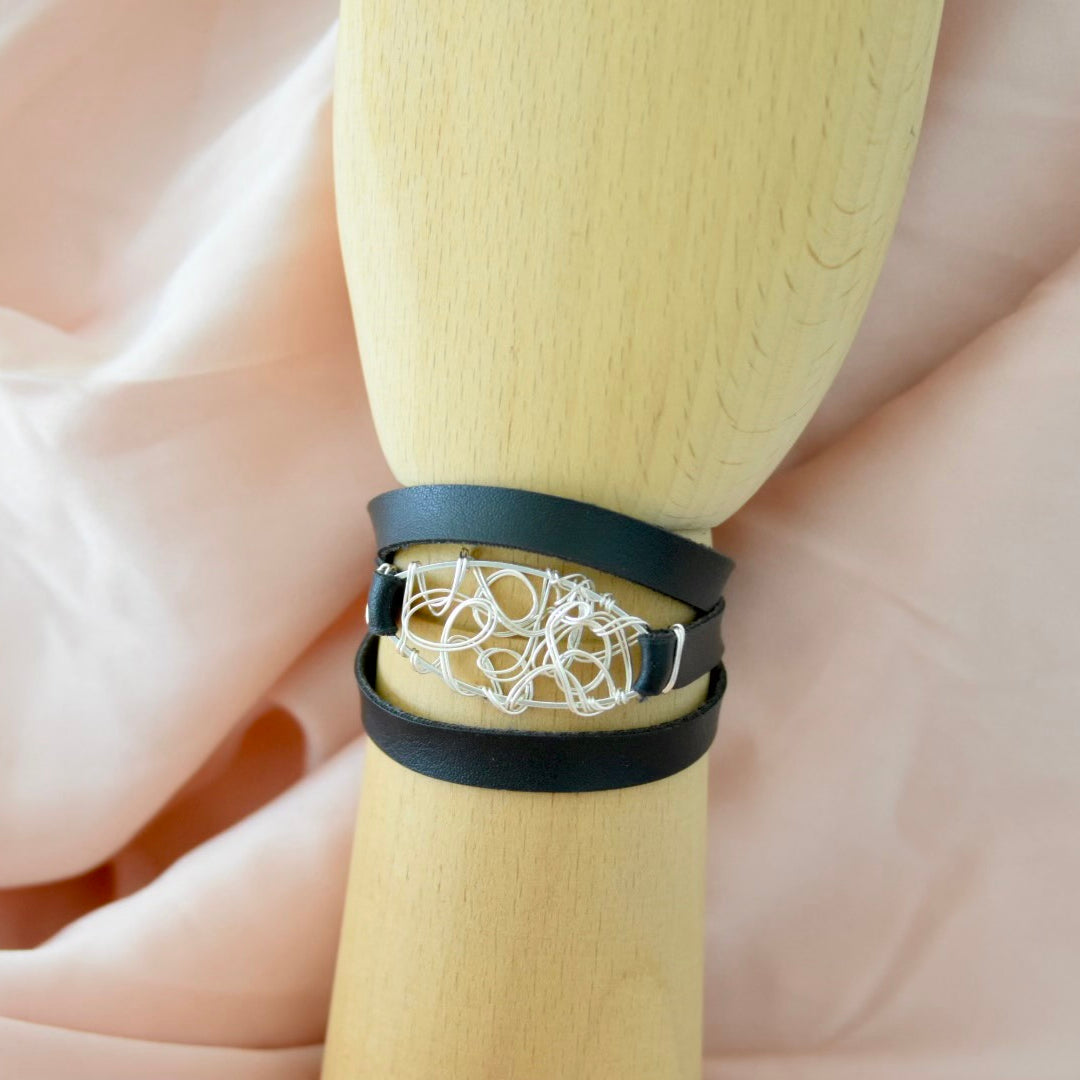 Cactus Leather Bracelet