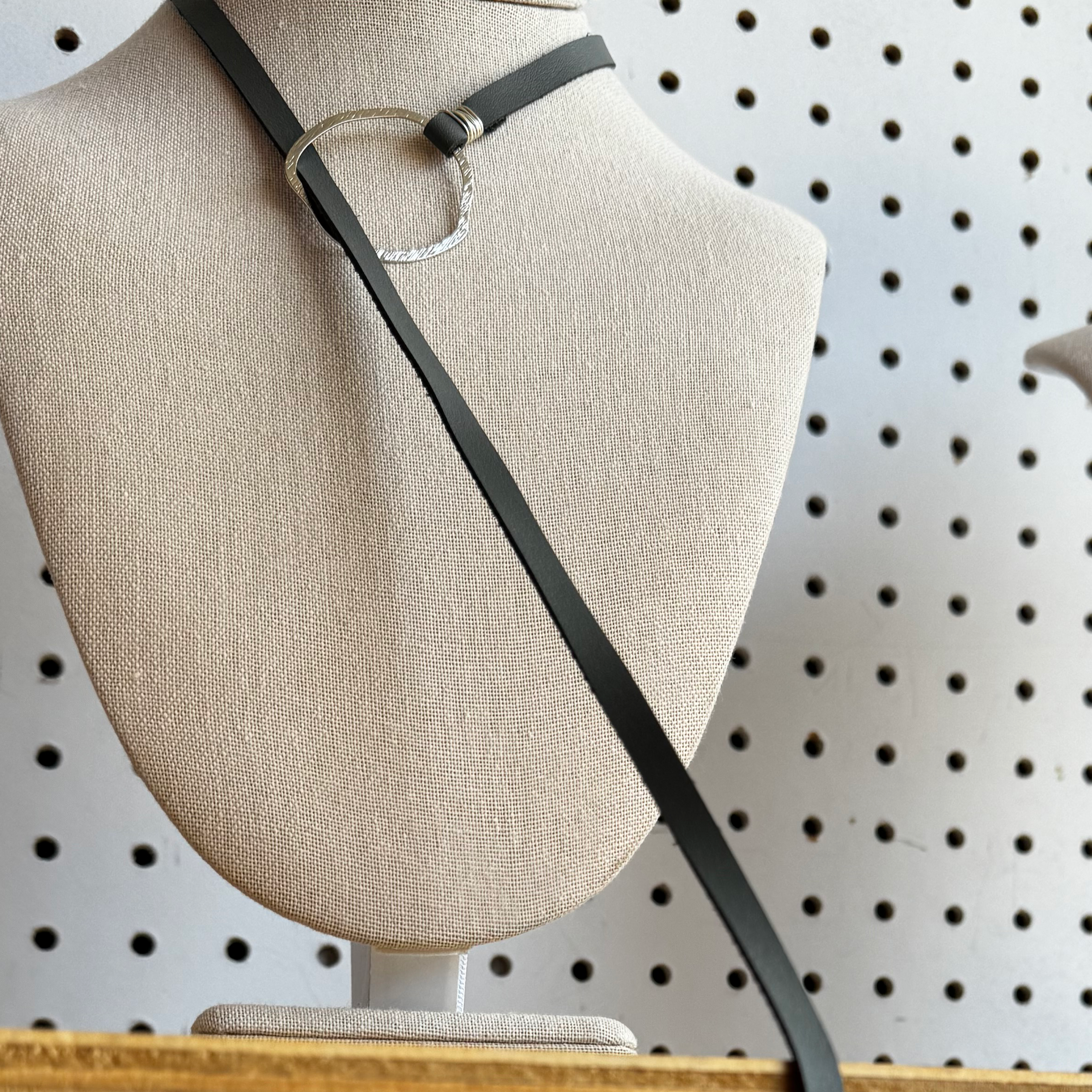 Cactus Leather Choker