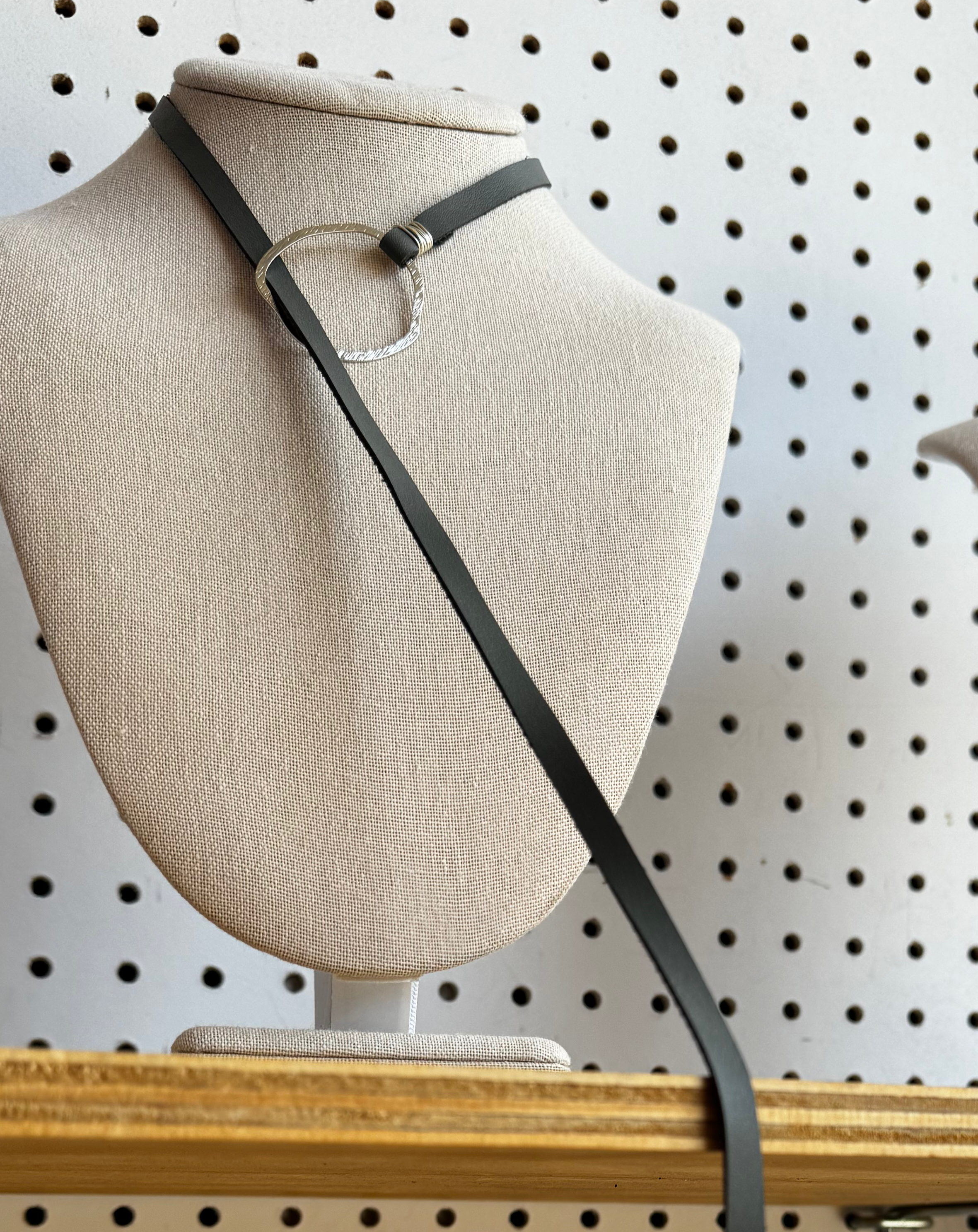 Cactus Leather Choker