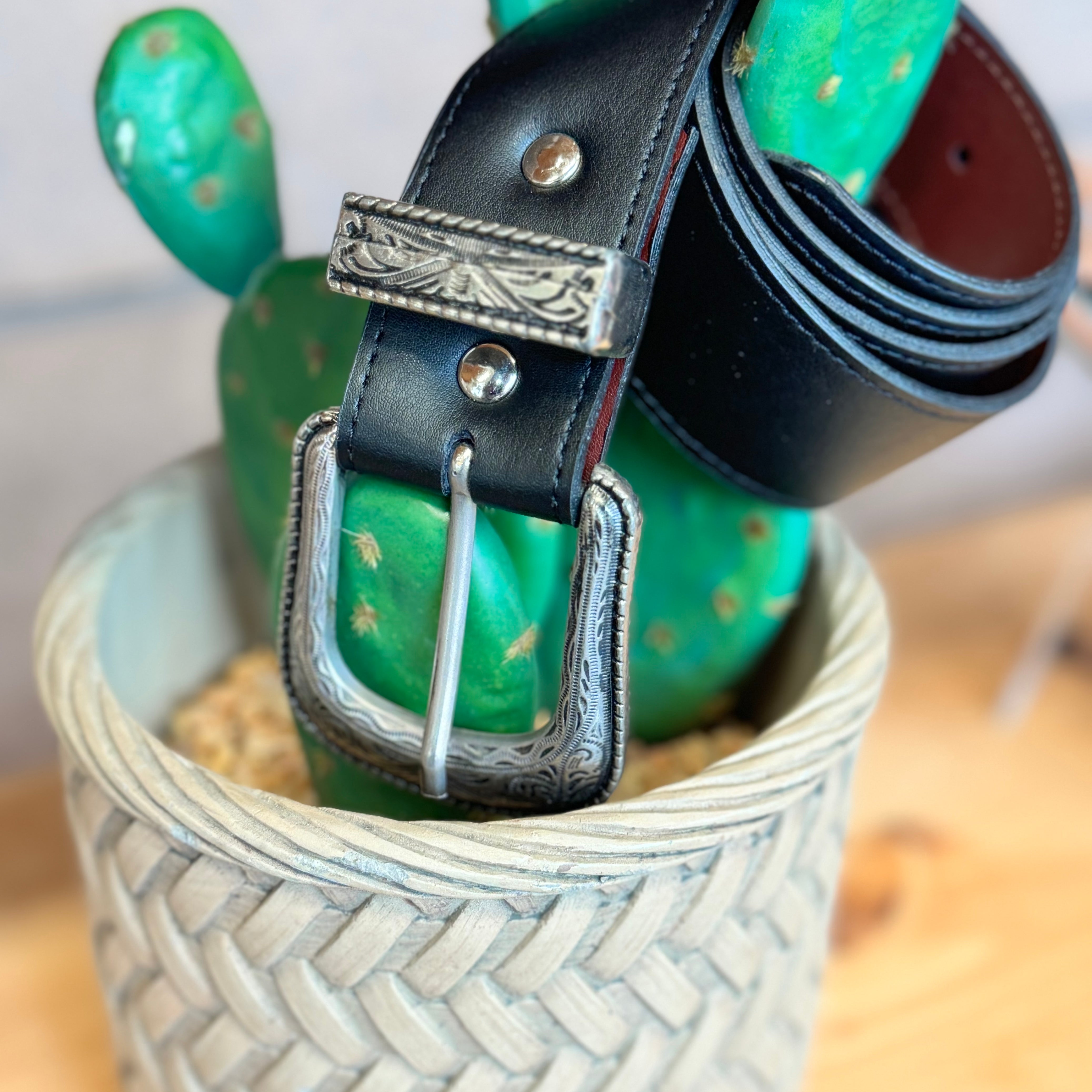 Cactus Leather Belt
