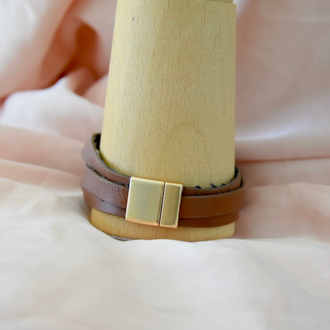 Cactus Leather Bracelet