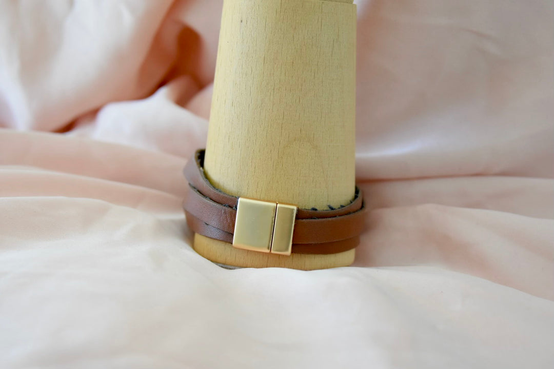 Cactus Leather Bracelet