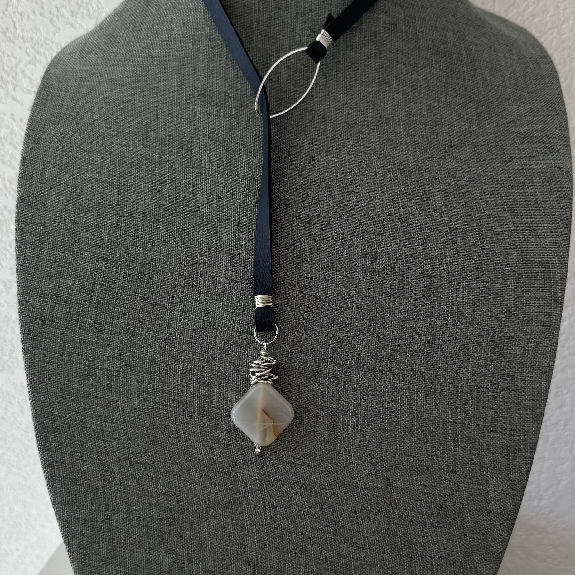 Cactus Leather Choker