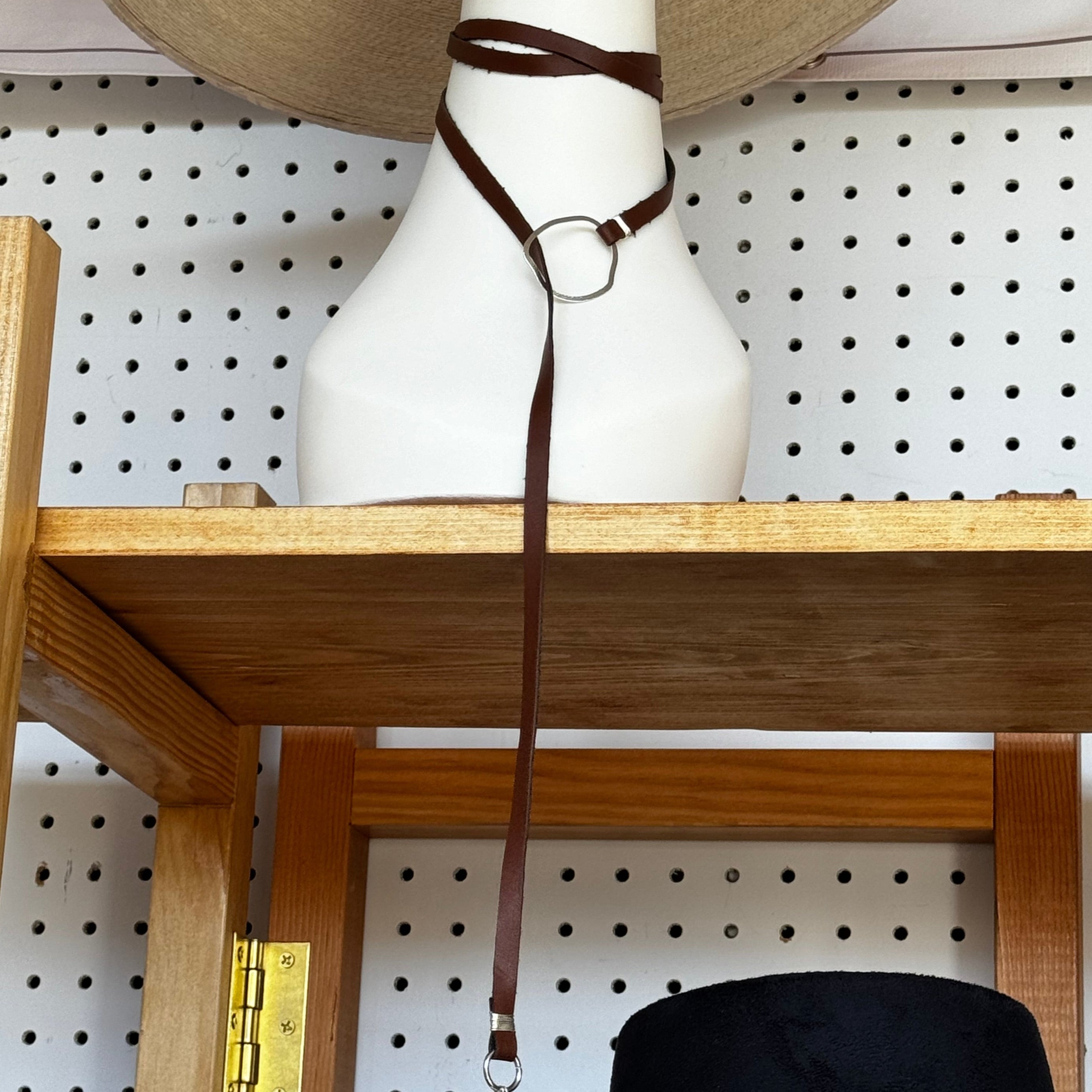 Cactus Leather Choker