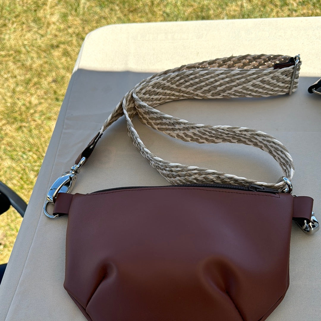 Cactus Leather Cross Body Bag