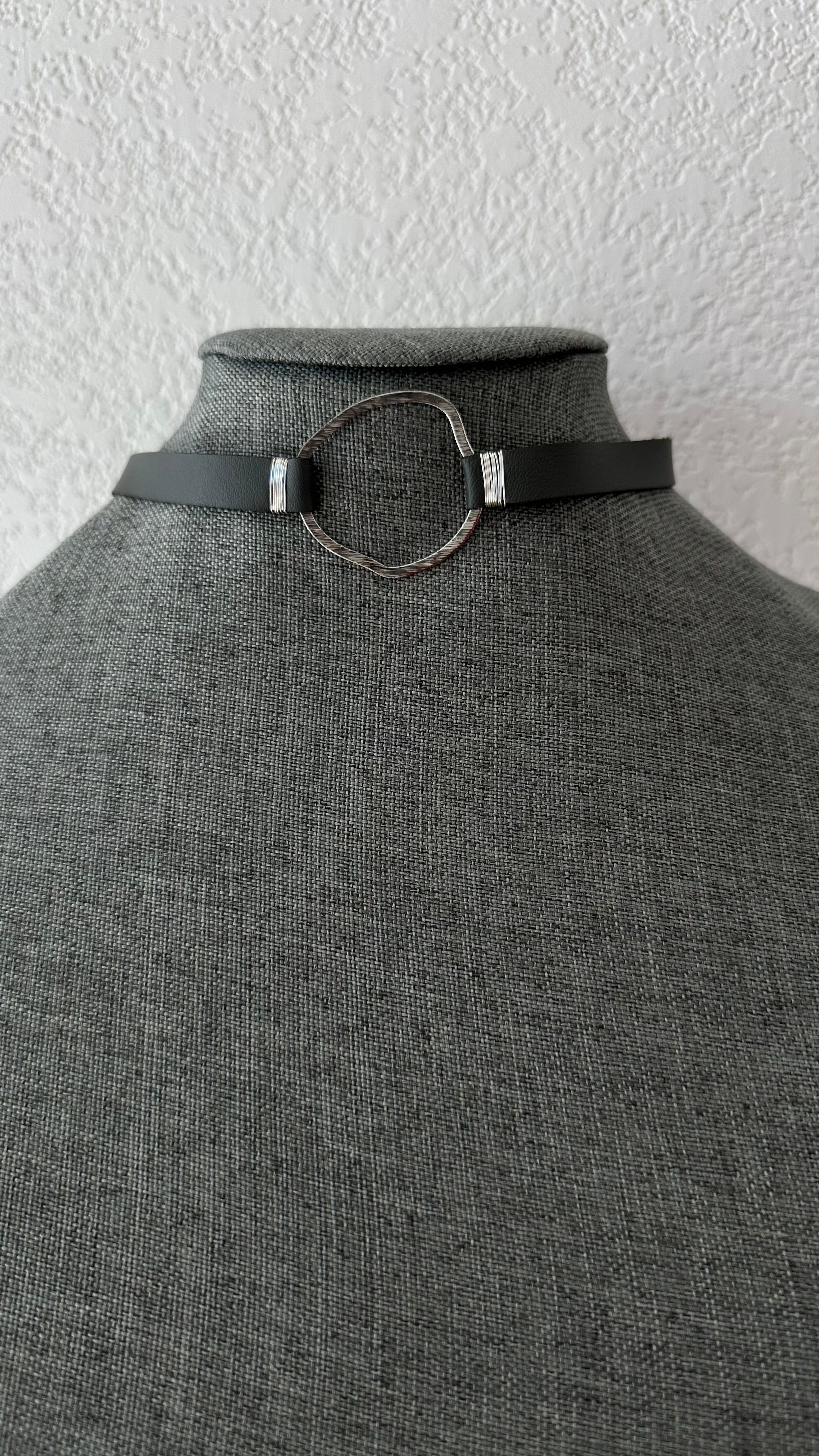Cactus Leather Choker