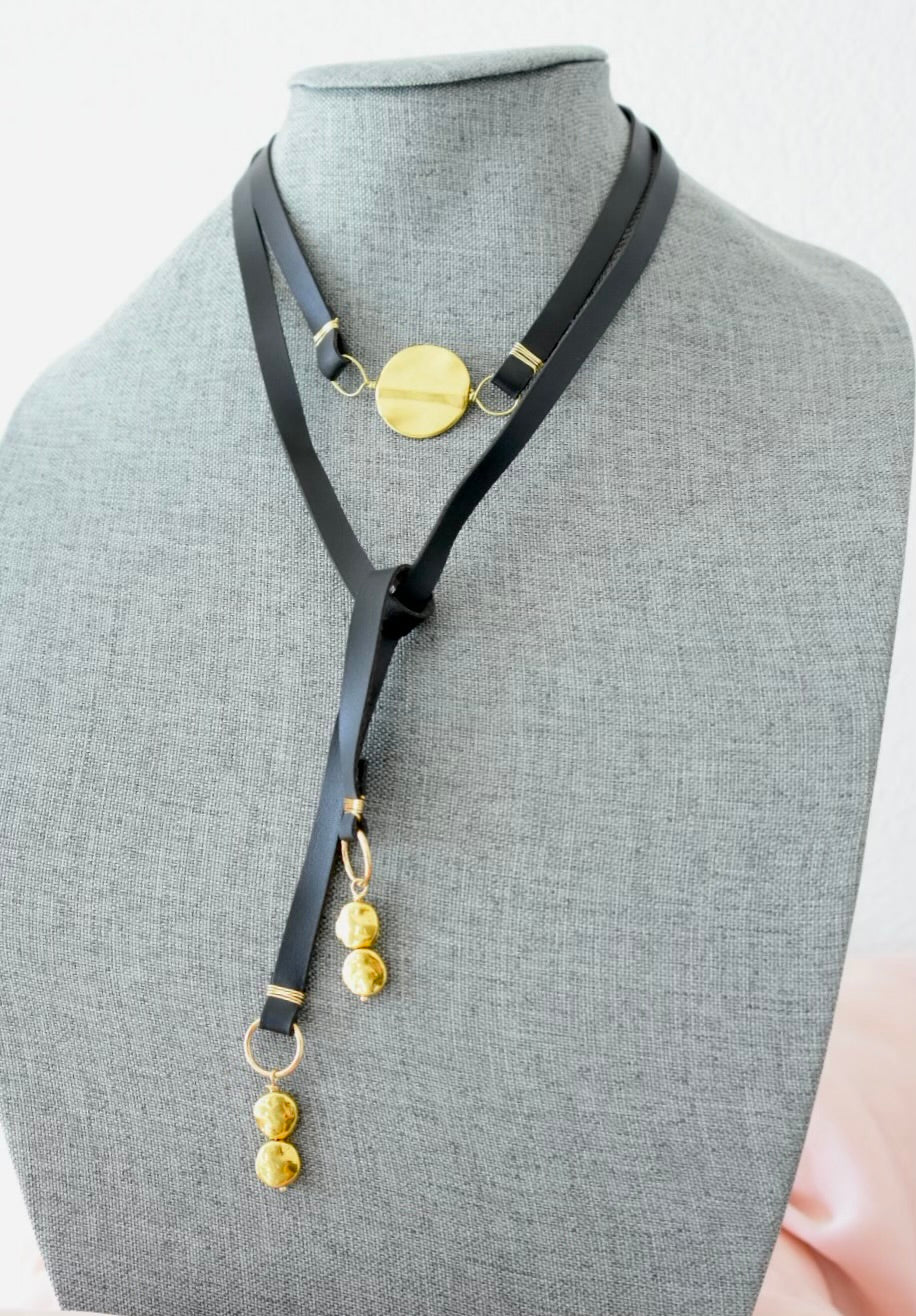 Cactus Leather Choker