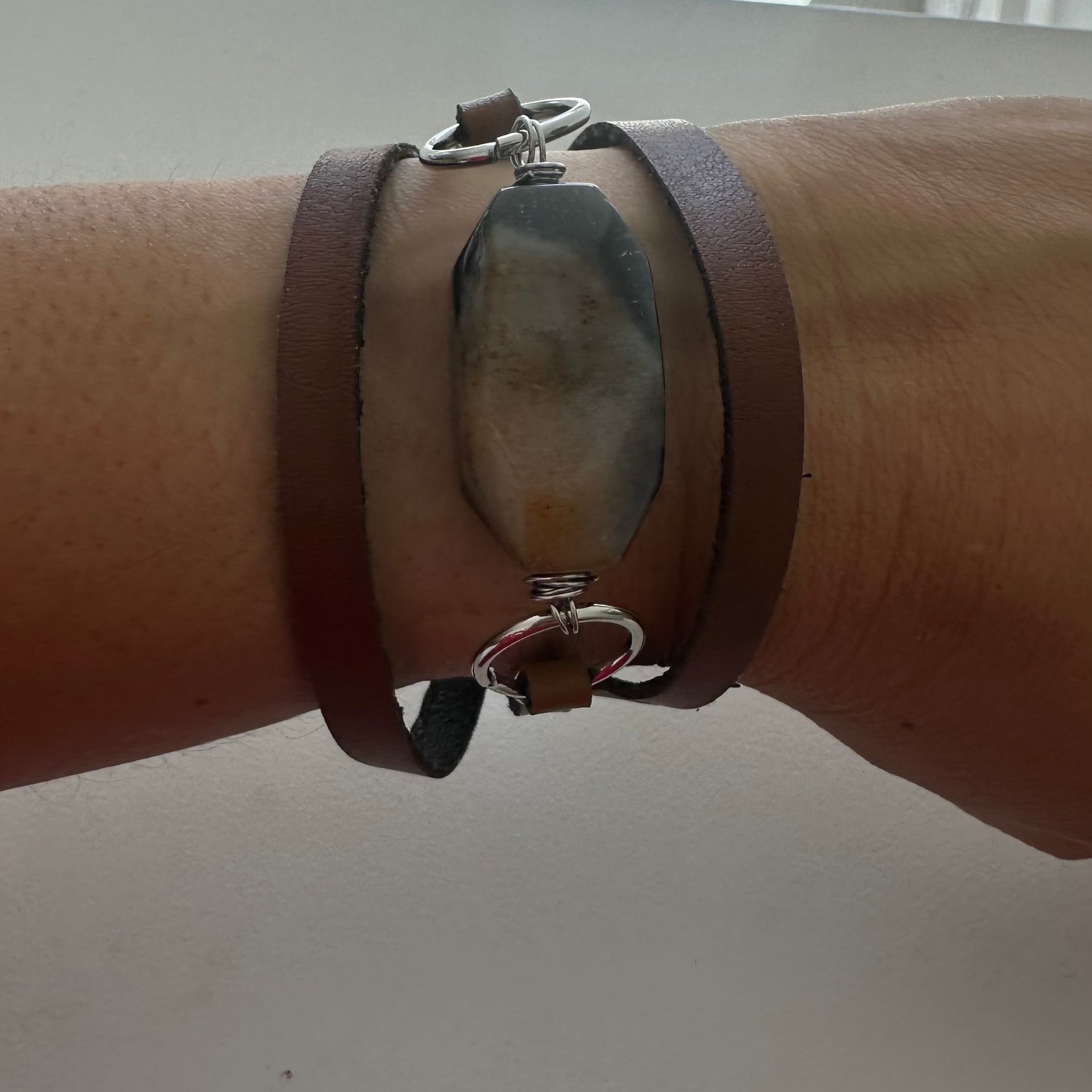 Cactus Leather Bracelet