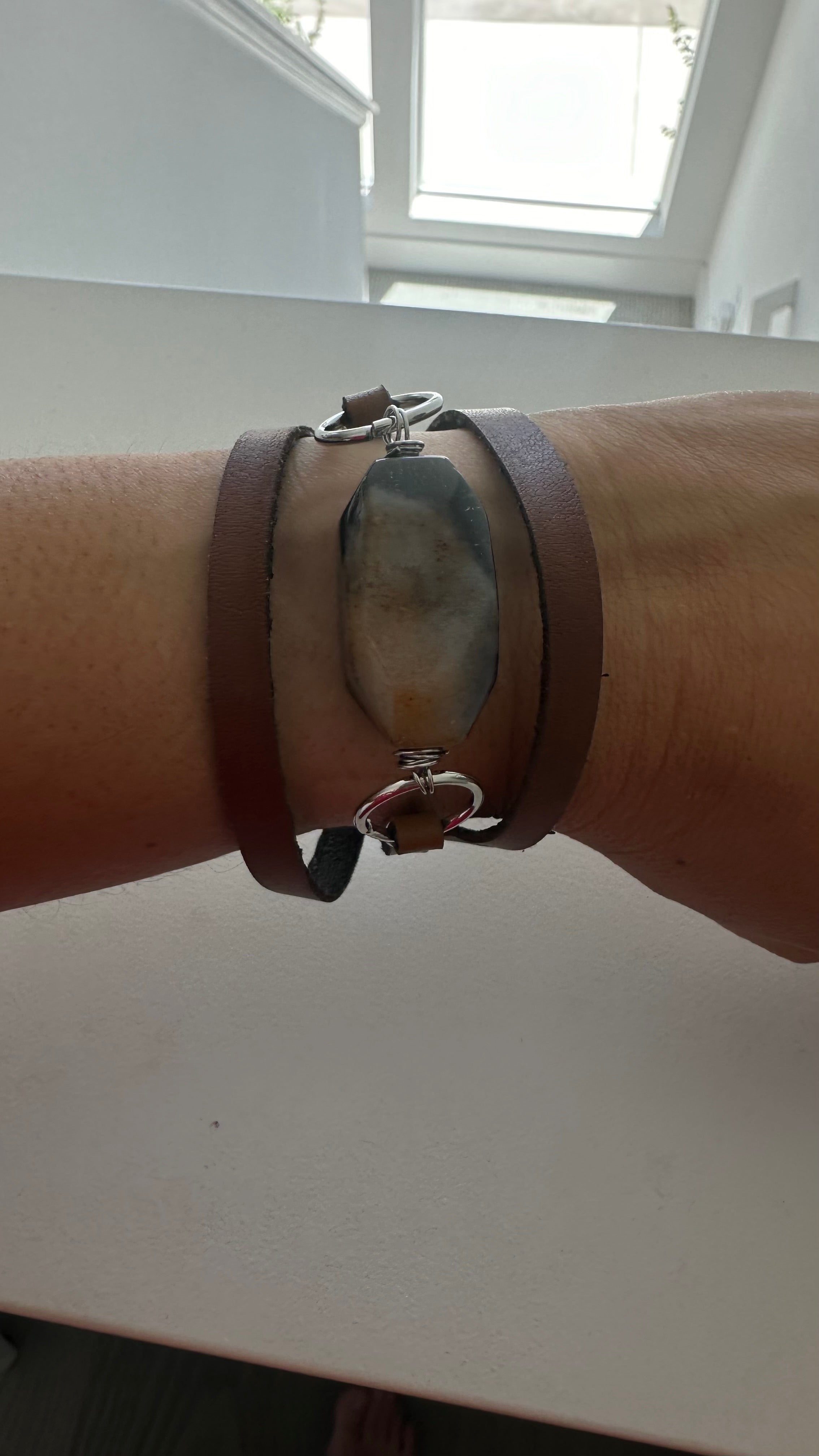 Cactus Leather Bracelet