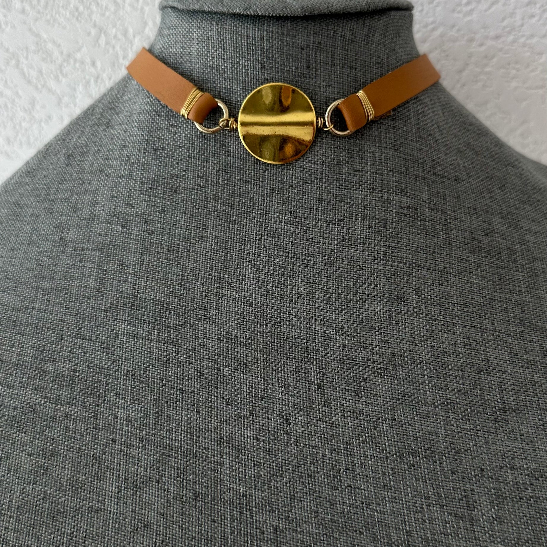 Cactus Leather Choker