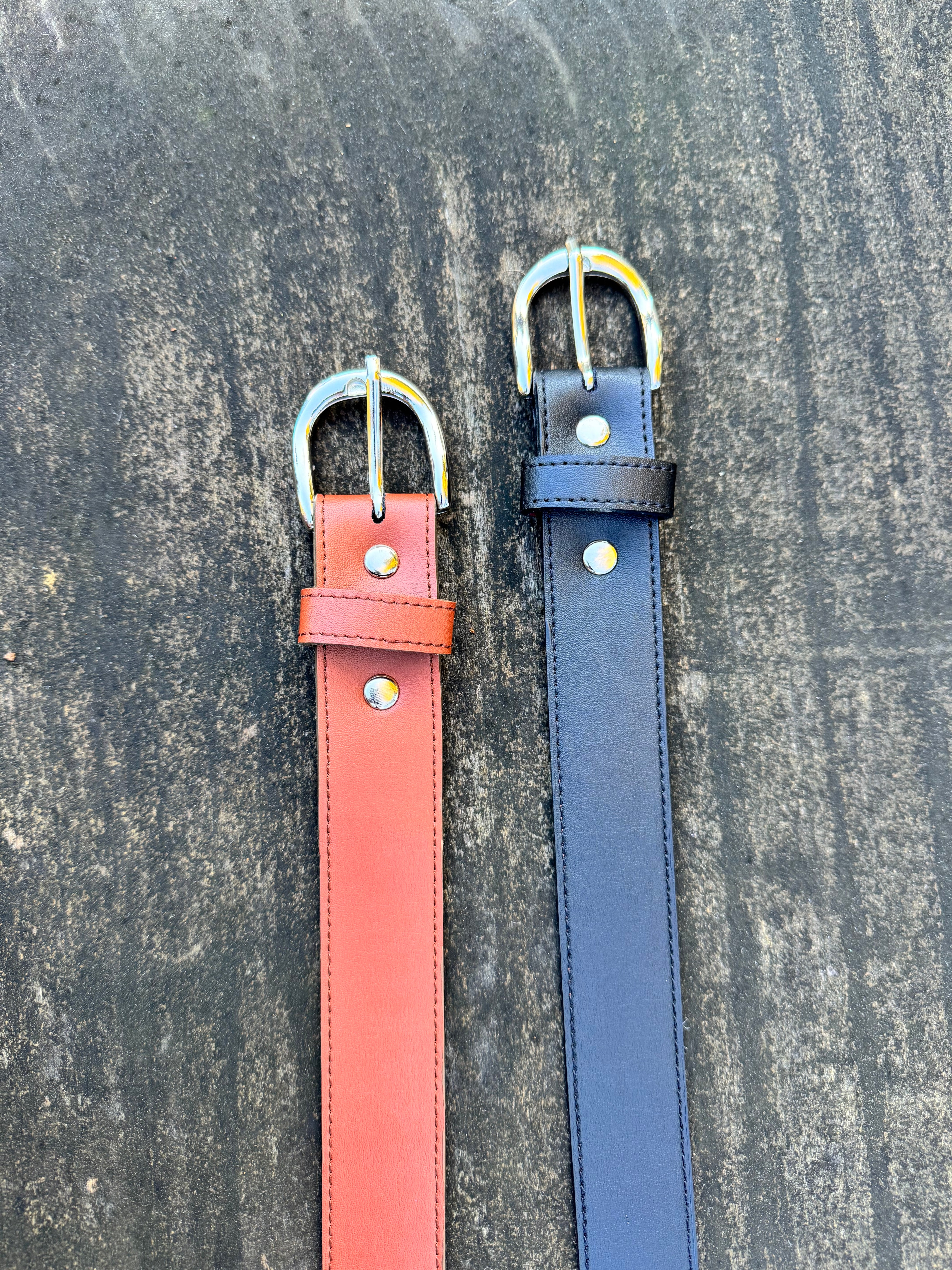 Cactus Leather Thin Belt