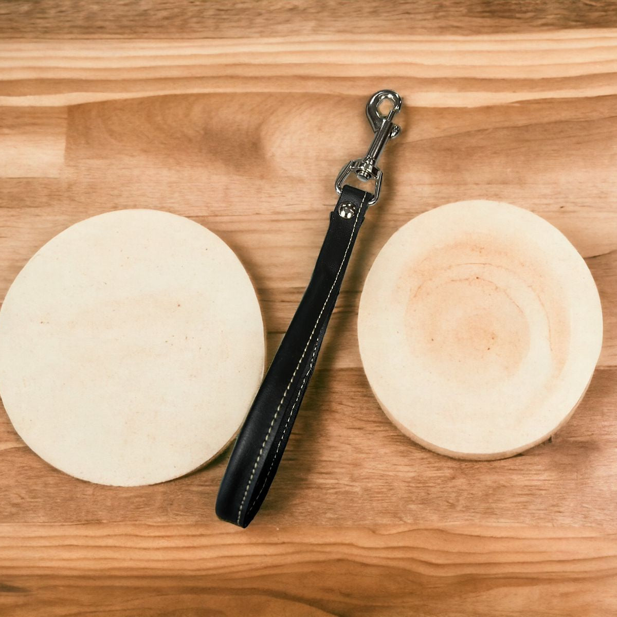 Cactus Leather Keychain