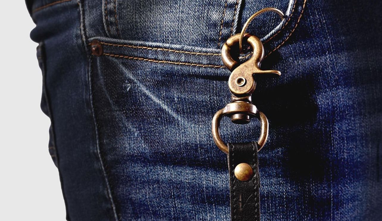 Cactus Leather Keychain