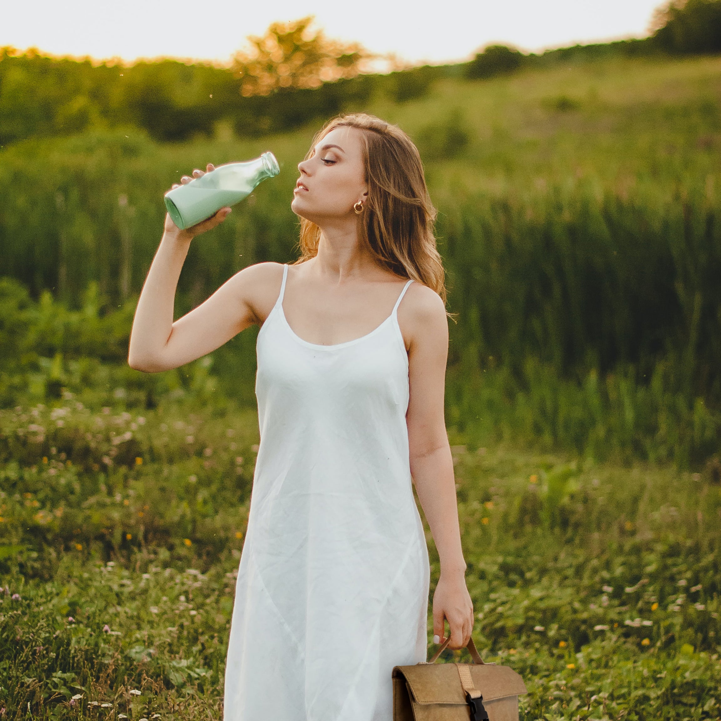 Paper Fabric Crossbody bag