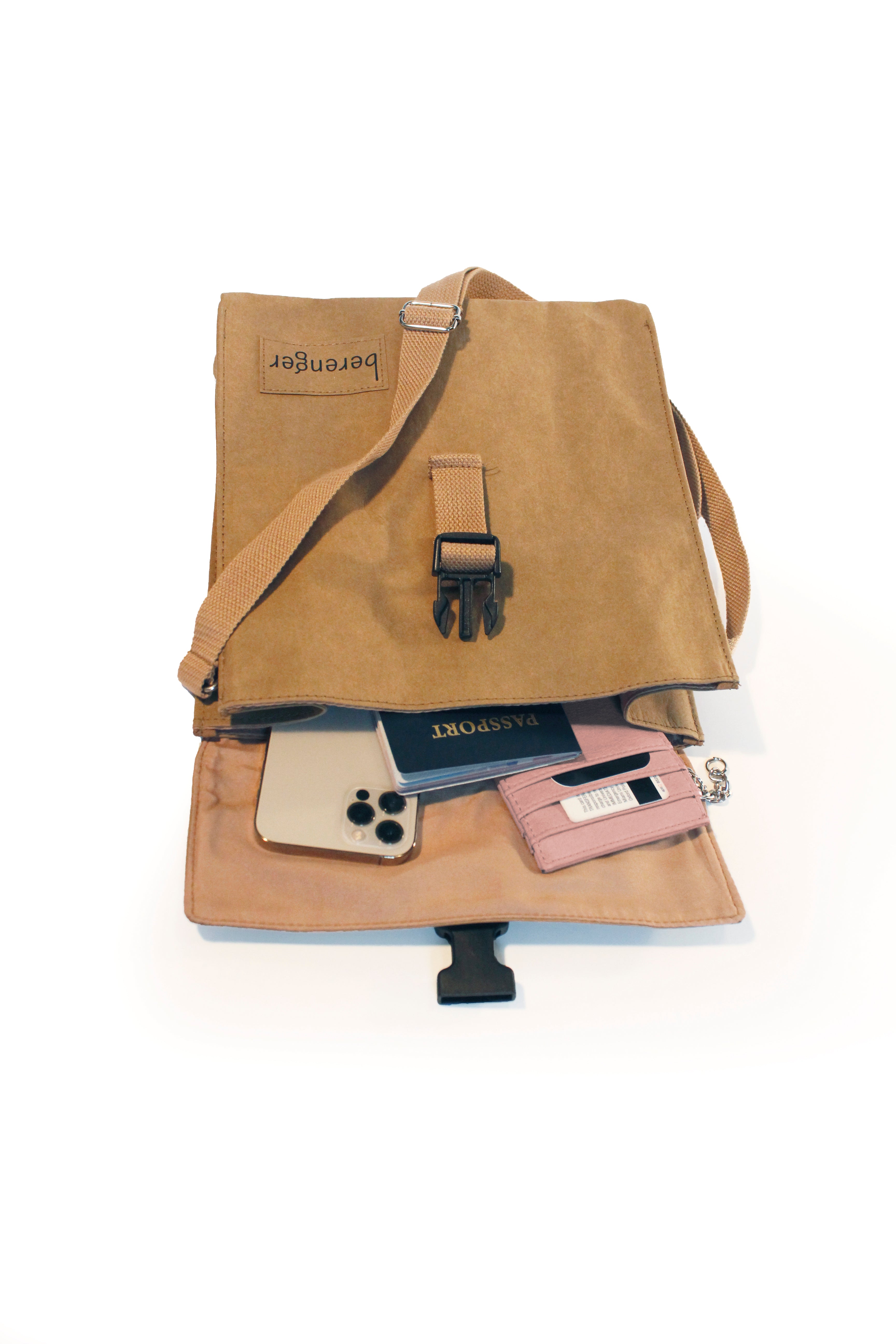 Paper Fabric Crossbody bag