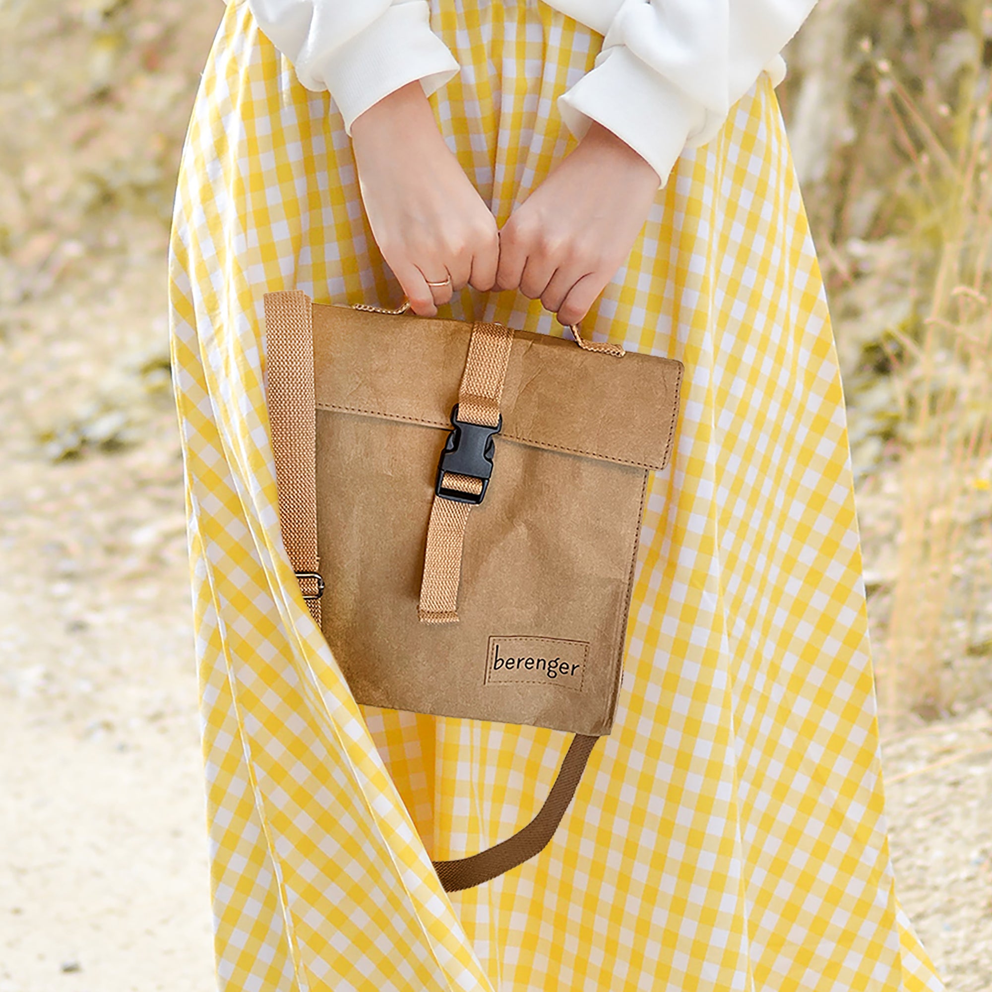 Paper Fabric Crossbody bag